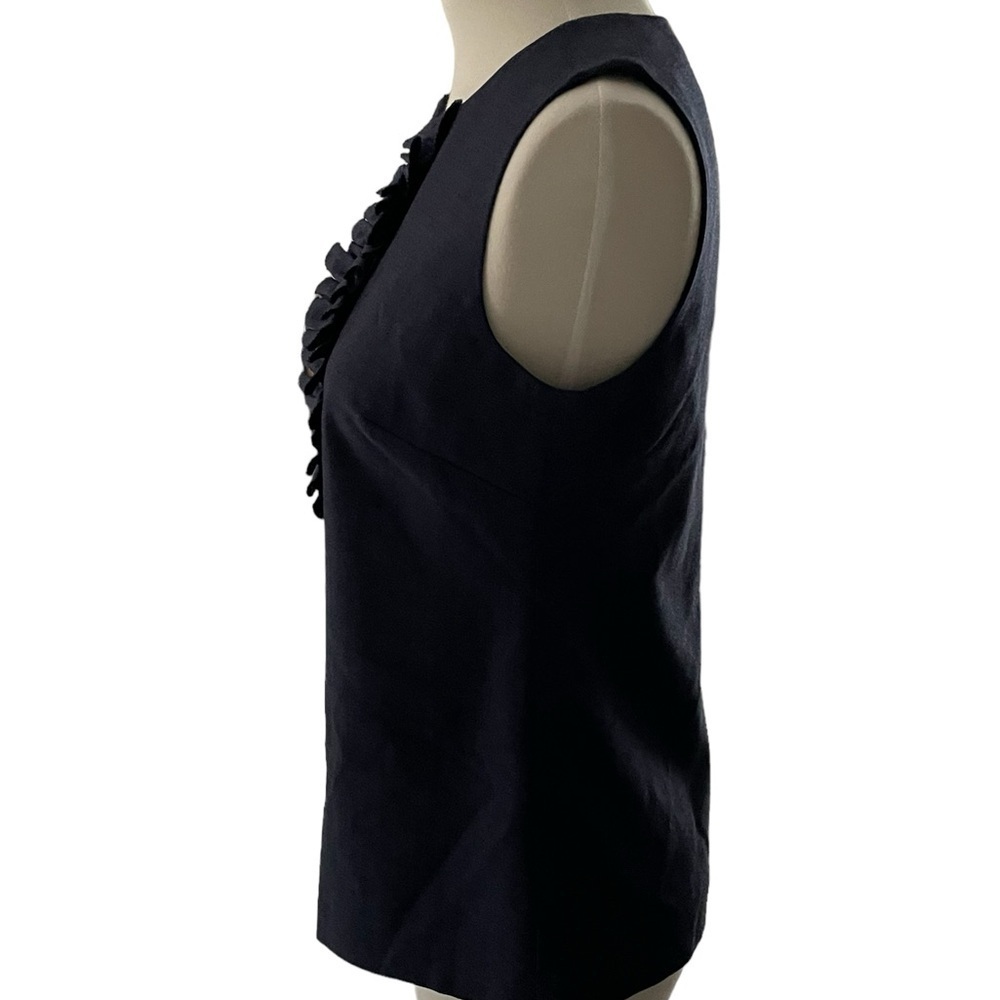 Banana Republic Wool Ruffle Tank Tops Size 2 - Picture 3 of 6